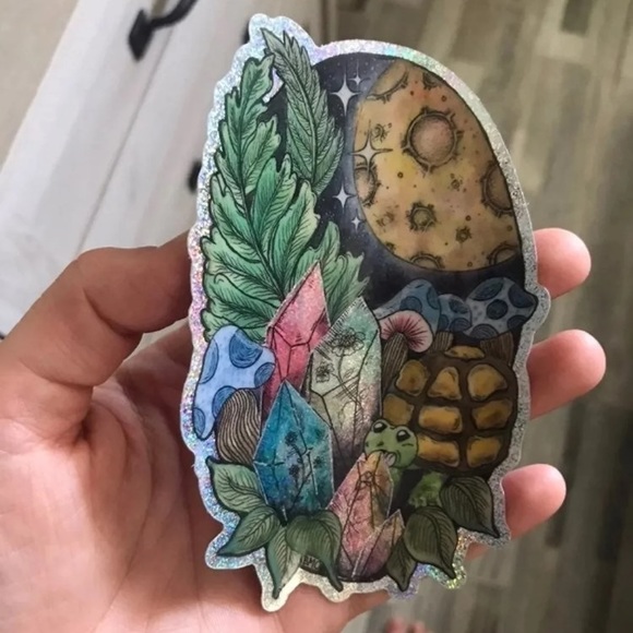 • Crystal Tortoise Sticker • - Picture 6 of 6